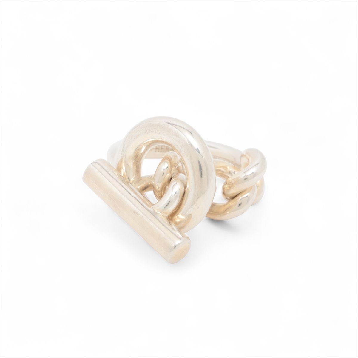 樂天商城 - 【中古】エルメス クロワゼット リング 52 925 16.5g シルバー