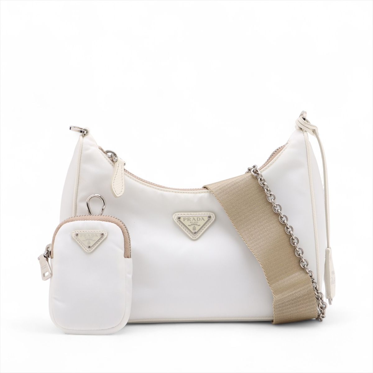 楽天市場】プラダ ナイロン バッグ（カラーホワイト）の通販