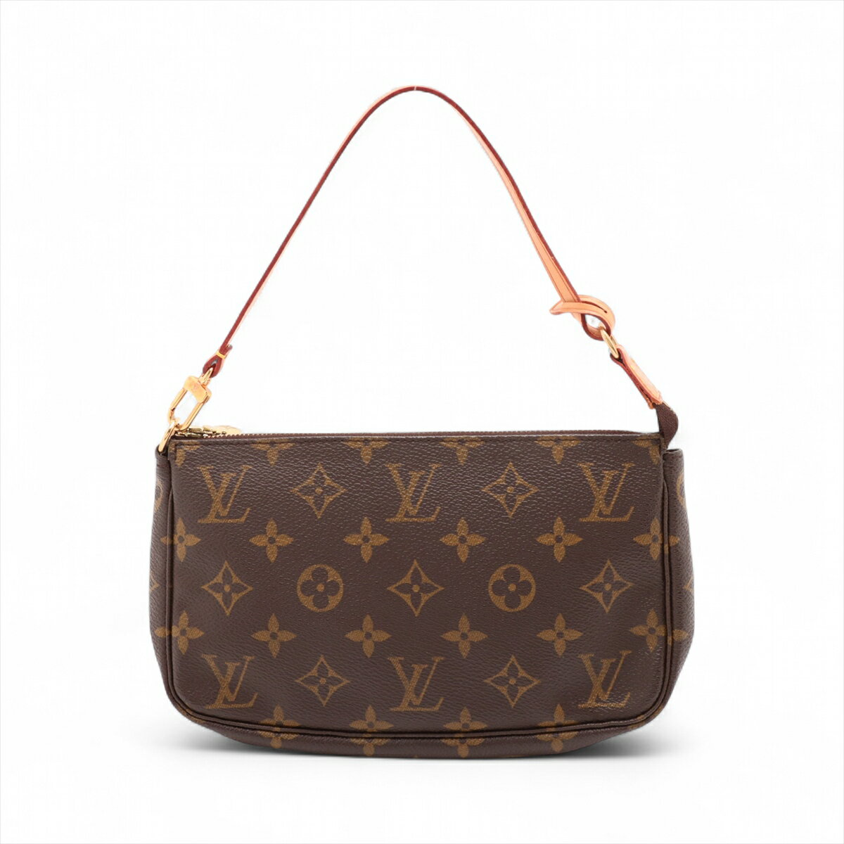 【中古】ヴィトン モノグラム ポシェットアクセソワール M51980 ブラウン(4)