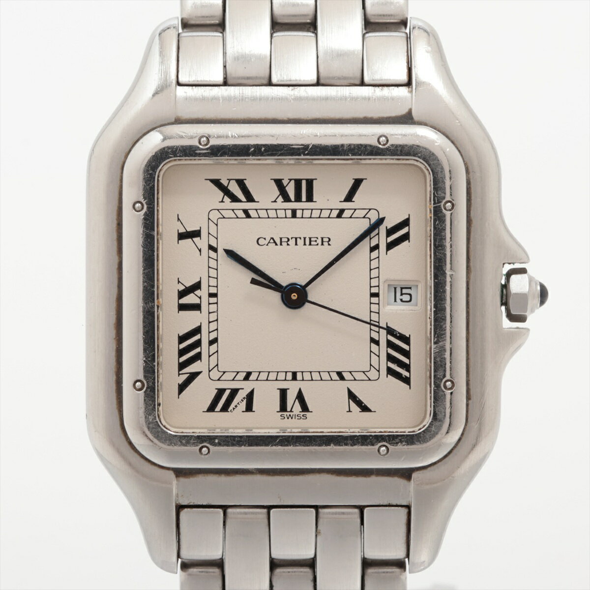 【中古】カルティエ パンテールLM W25032F5 SS SS QZ アイボリー文字盤 あまりごま3 あまりごまパーツ..