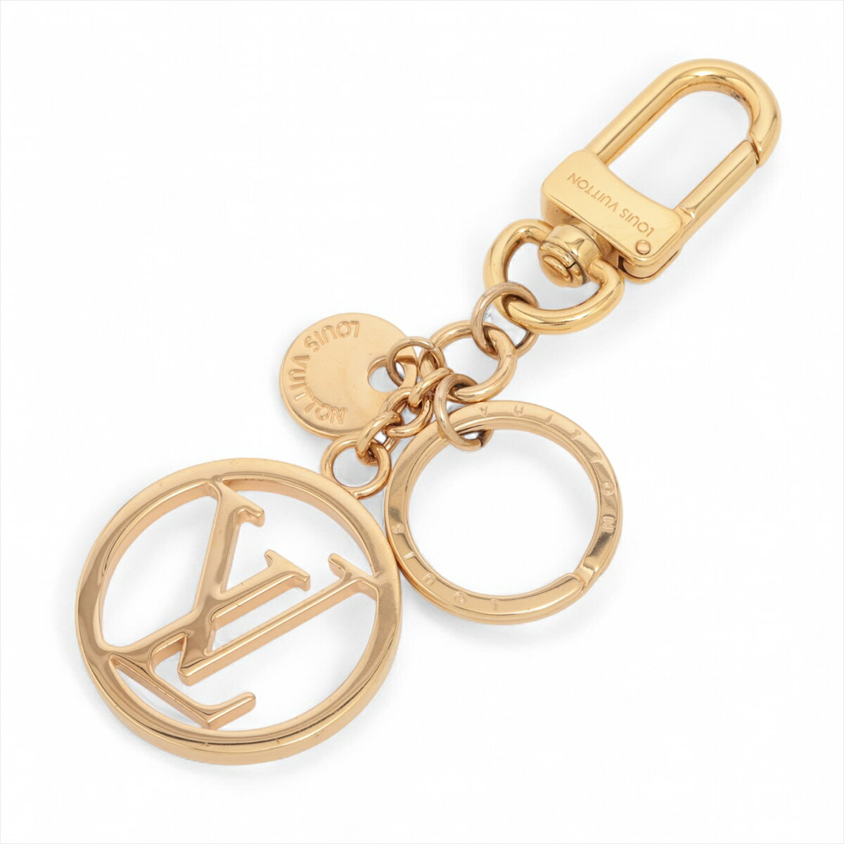 【中古】ヴィトン M68000 ポルトクレ LVサークル EA0187 チャーム GP ゴールド