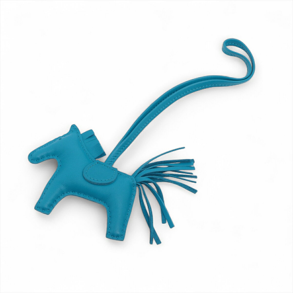 【中古】エルメス ロデオチャームPM D刻印：2019 チャーム アニョーミロ ブルー