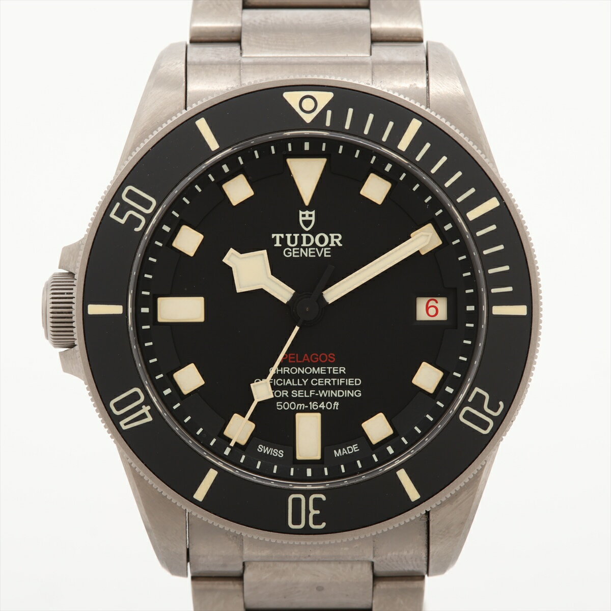 【中古】チュードル ぺラゴス 25610TNL TI TI AT 黒文字盤 あまりごま2