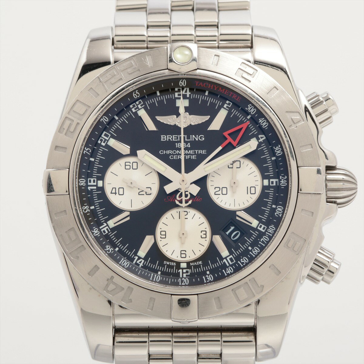 【中古】ブライトリング クロノマット44 AB042011/BB56 SS SS AT 黒文字盤 あまりごま1 枕社外