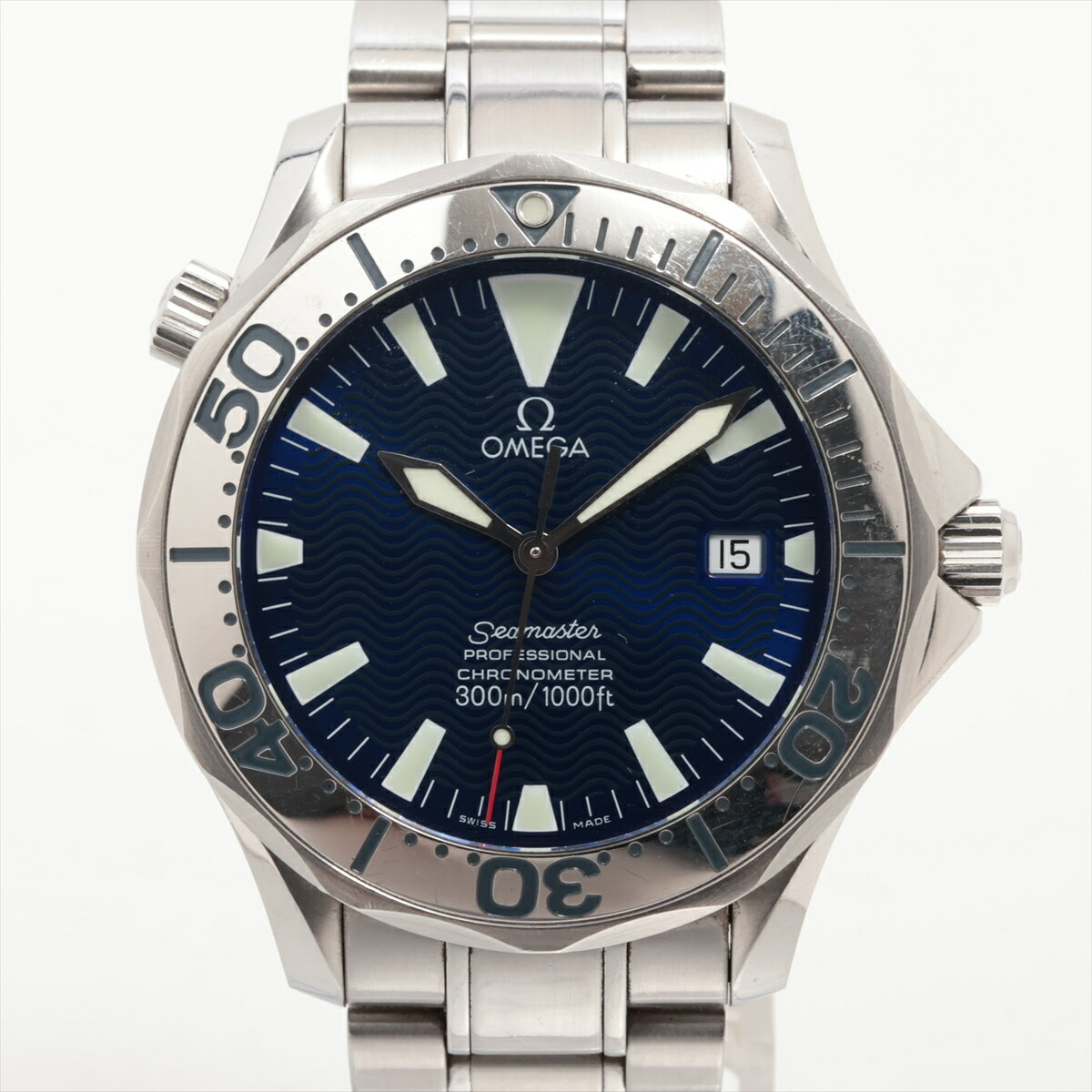 【中古】オメガ シーマスター プロフェッショナル クロノメーター 300M 2255.80 SS S ...