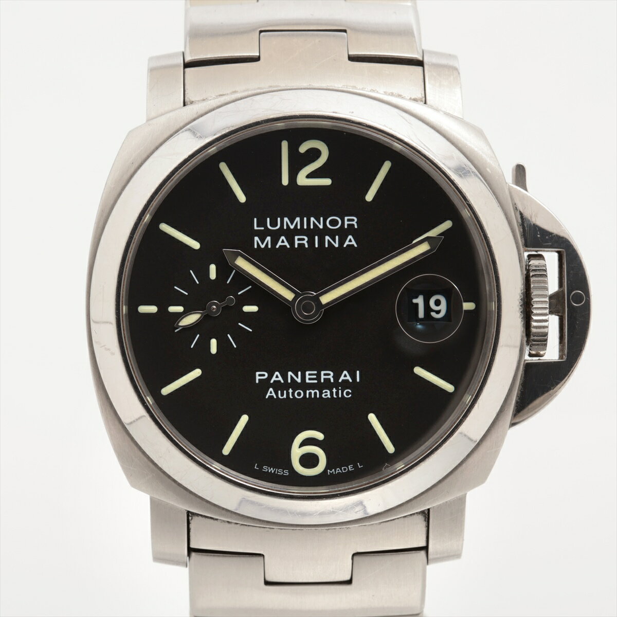 【中古】パネライ ルミノールマリーナ PAM00298 SS SS AT 黒文字盤 あまりごま2