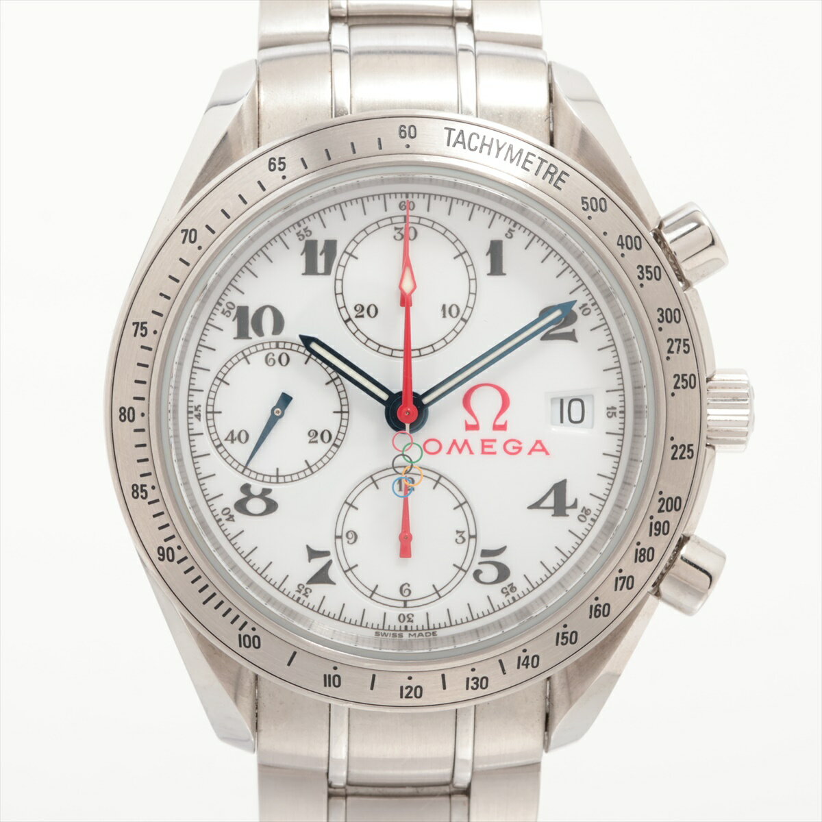 【中古】オメガ スピードマスター オリンピック ゲームコレクション 323.10.40.40.04. ...