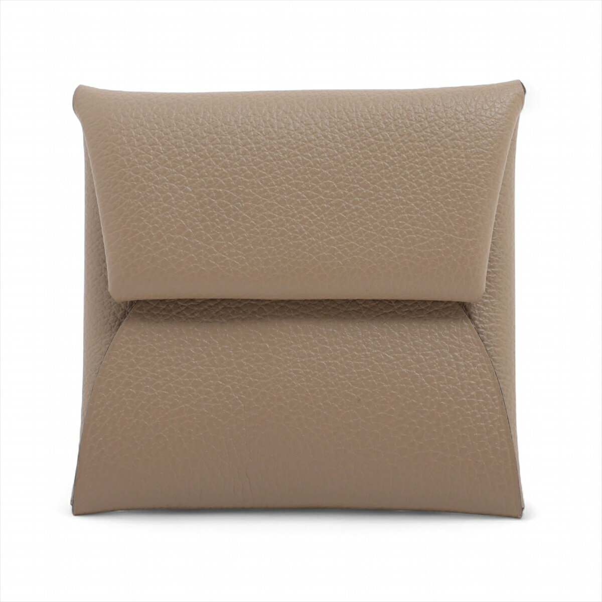 【中古】エルメス バスティア エバーカラー コインケース セージ シルバー金具 W:2024年