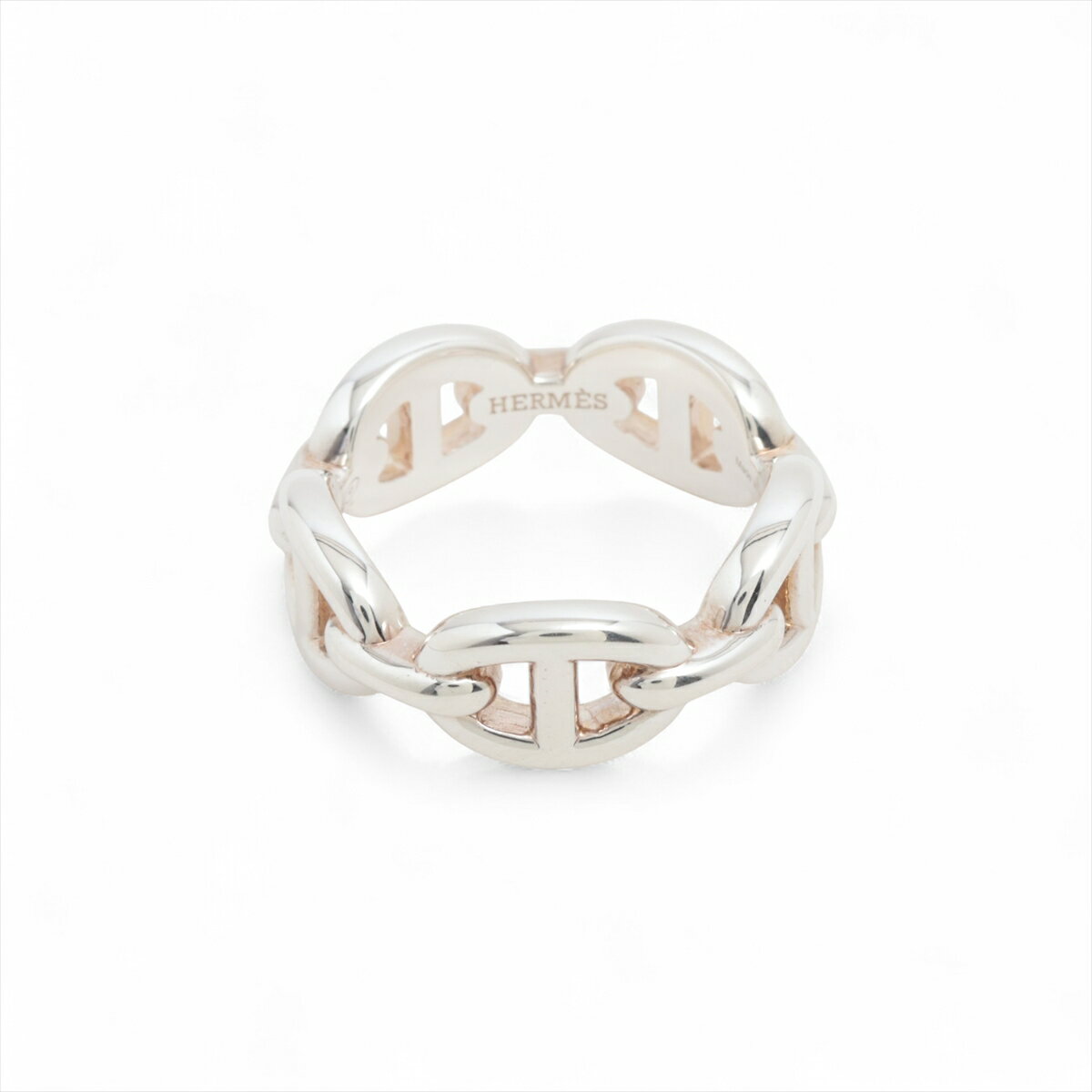 【中古】エルメス シェーヌダンクル アンシェネ 2025 リング 51 925 5.8g シルバー
