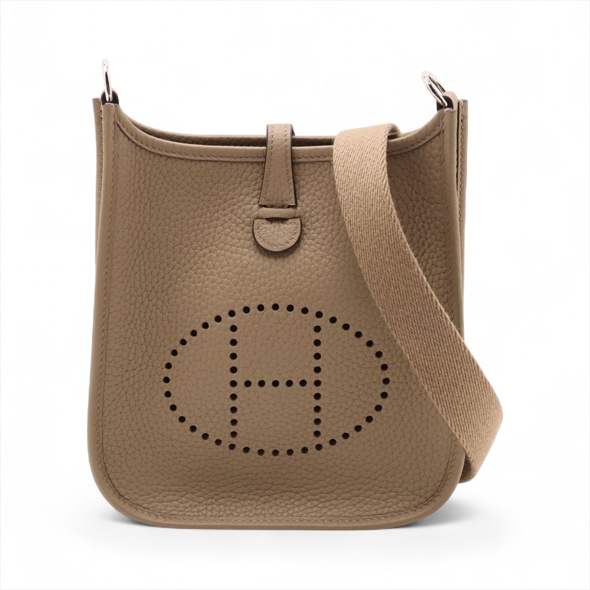 【中古】エルメス エヴリン16 TPM アマゾン トリヨンクレマンス ベージュマルファ シルバー金具 W:2024年