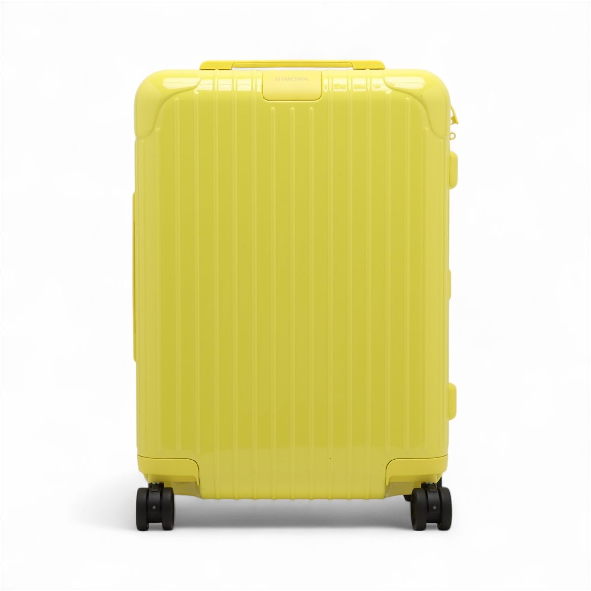【中古】リモワ オリジナル キャビン ポリカーボネイト キャリーケース イエロー 暗証番号000