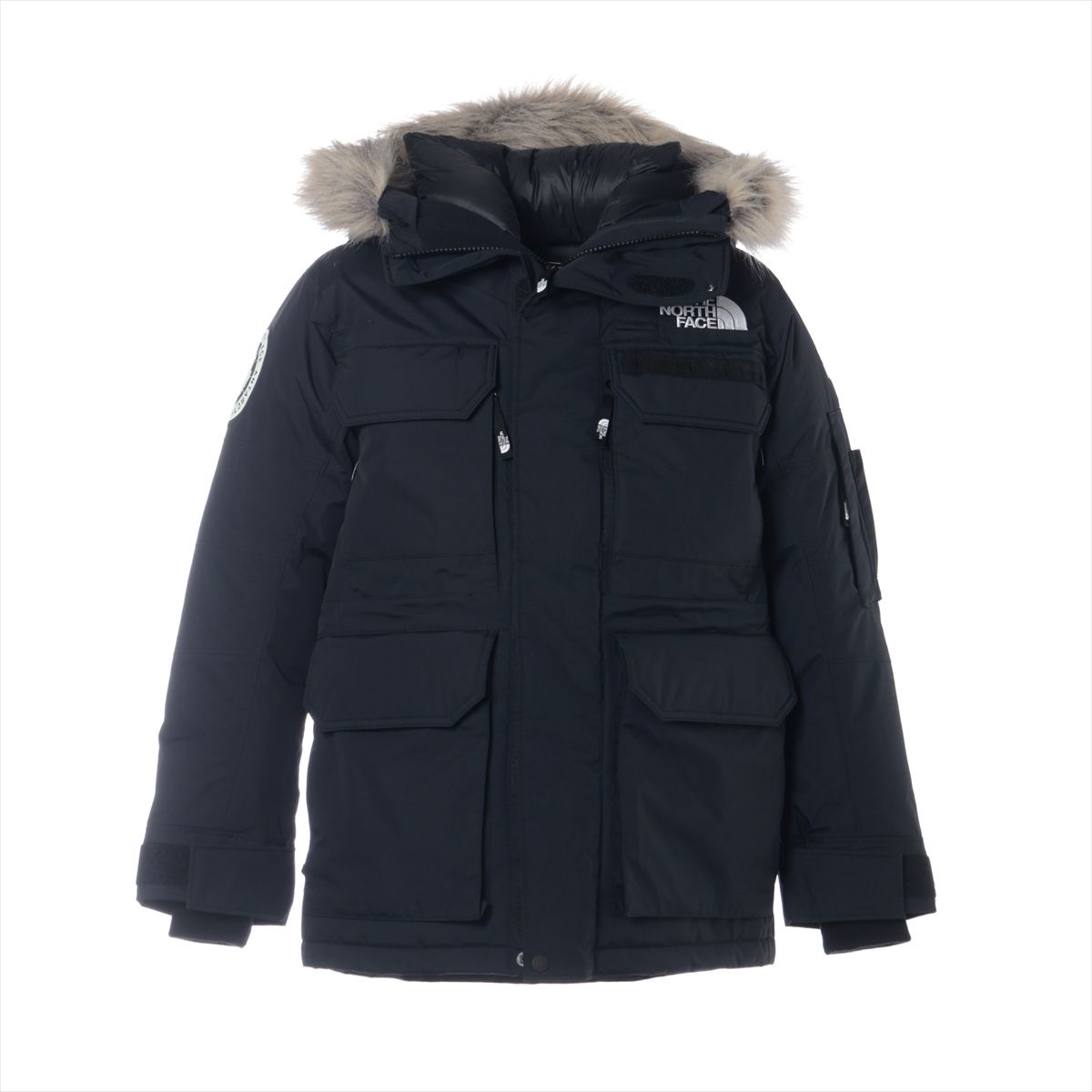 樂天商城 - 【中古】ノースフェイス アクリル×ナイロン ジャケット XS メンズ ブラック ND92525 SOUTHERN CROSS PARKA ファー取り外し可