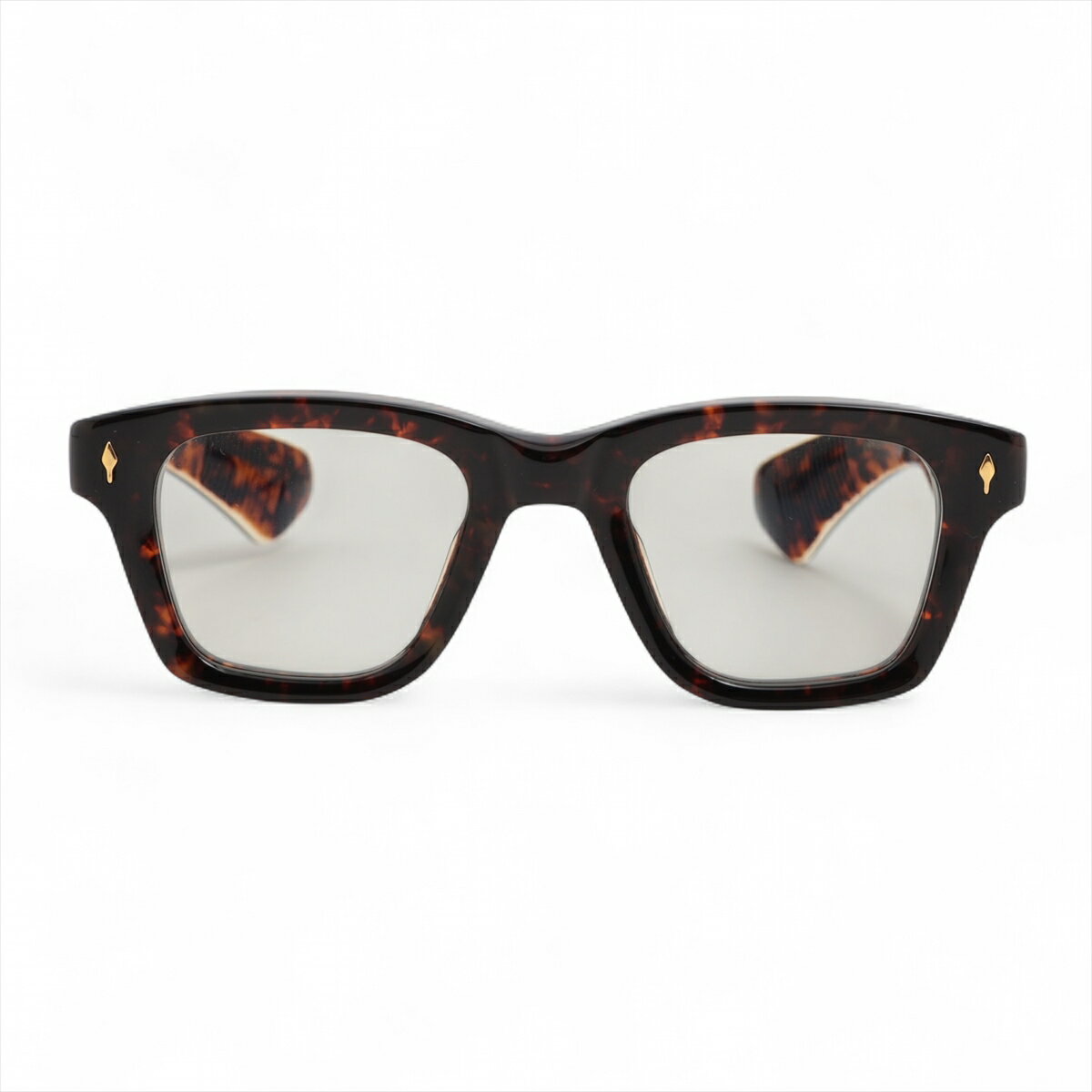 【中古】ジャックマリーマージュ JMMGU6D メガネ 48□21 プラスチック ブラウン SONATA30 GLENN GOULD 度入り 替えレンズ付属 08/400(4.0)