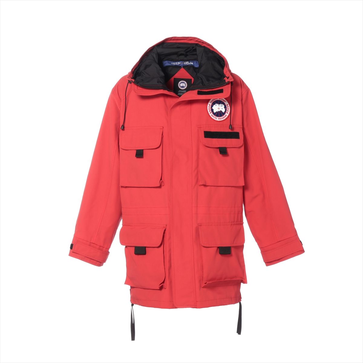 乐天商城 - 【中古】カナダグース×ジュンヤワタナベコムデギャルソンマン 18AW コットン×ポリエステル×ナイロン ジャケット S メンズ レッド WB-J402