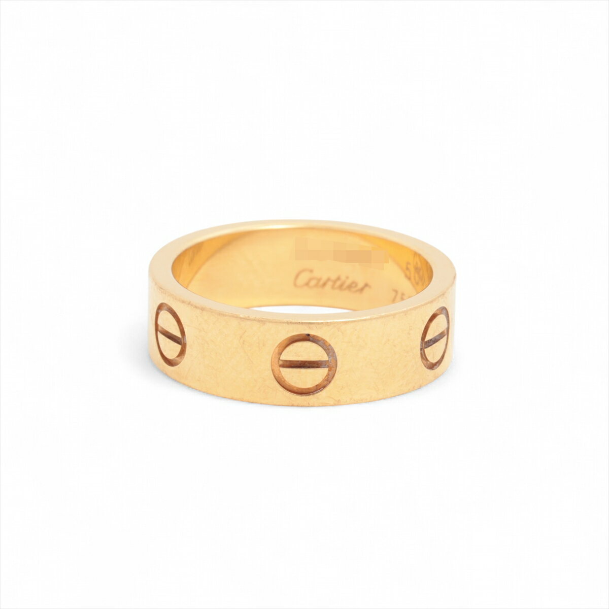 【中古】カルティエ ラブ リング 750(YG) 6.7g 50