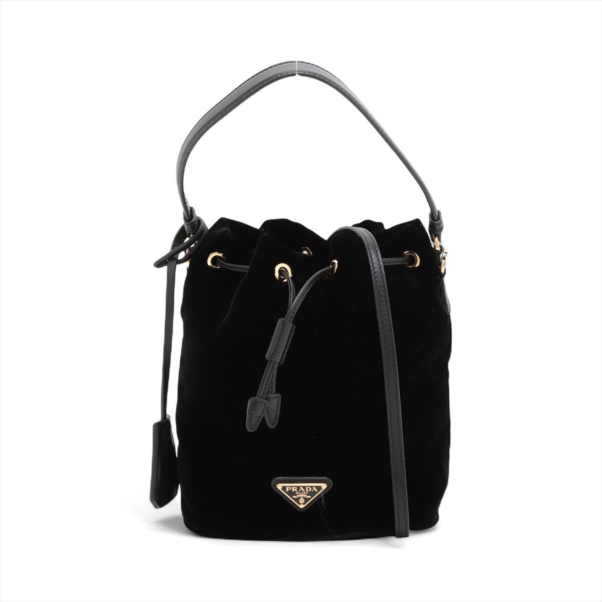 PRADA 黒 ベルベット セットアップ美品 PRADA - PRADA ベルベットセットアップの通販 by アリス's shop