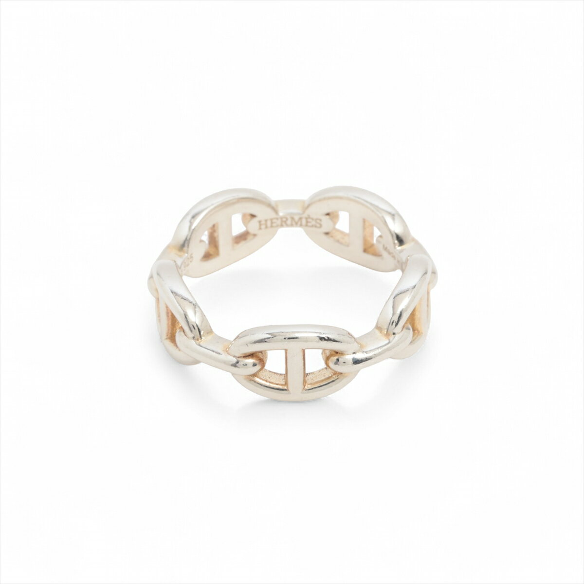 【中古】エルメス シェーヌダンクル アンシェネ 2024 リング 59 925 5.9g シルバー