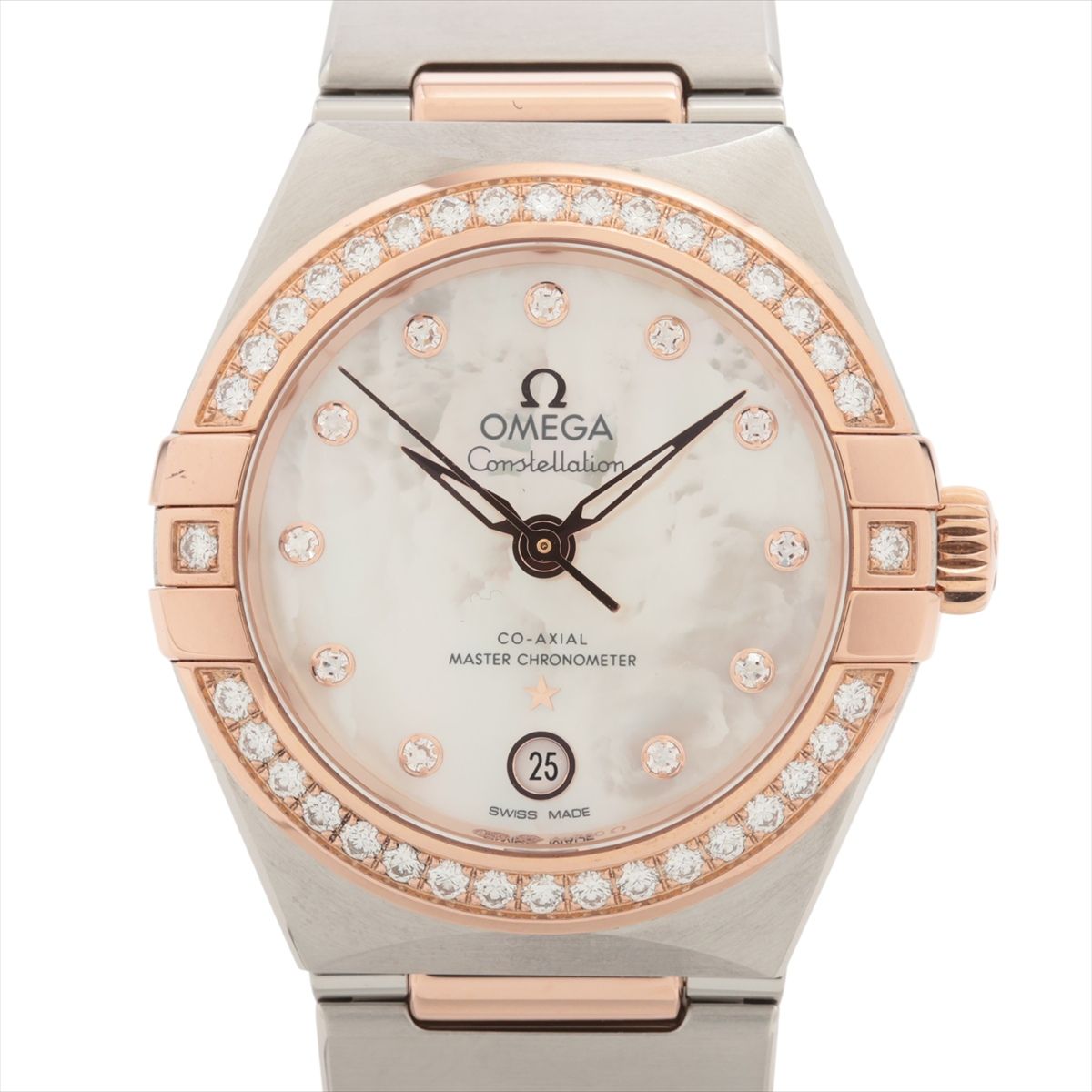 SEIKO - 【中古】オメガ コンステレーション コーアクシャル マスタークロノメーター 131.25.29.20.55.001 SS×セドナゴールド SS×セドナゴールド AT ホワイトシェル文字盤