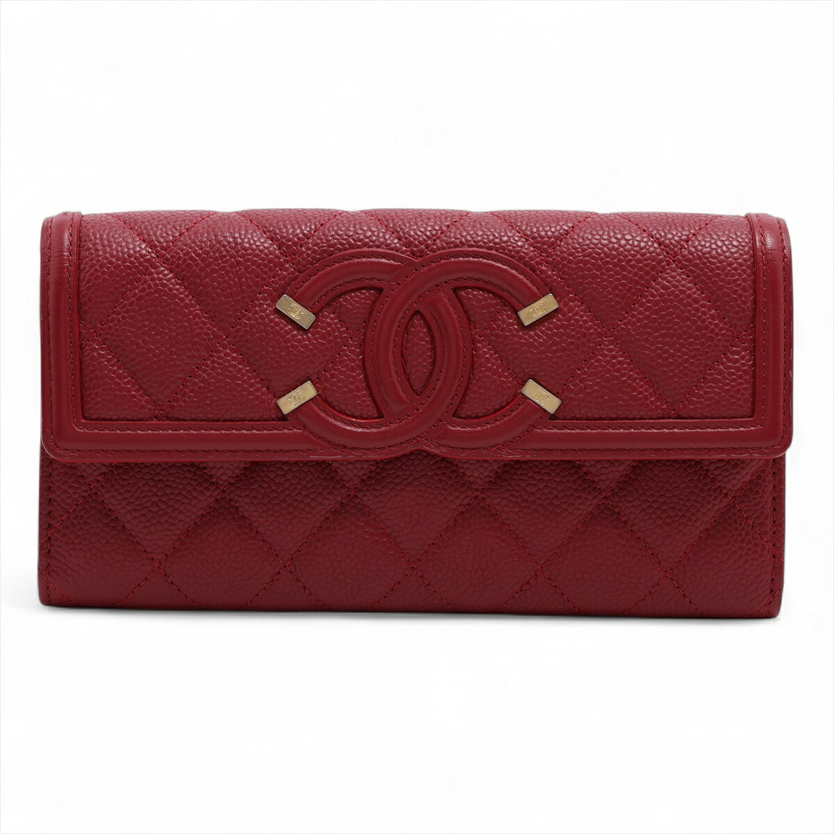 楽天市場】chanel／ccフィリグリー ／ラウンドファスナー 長財布の通販