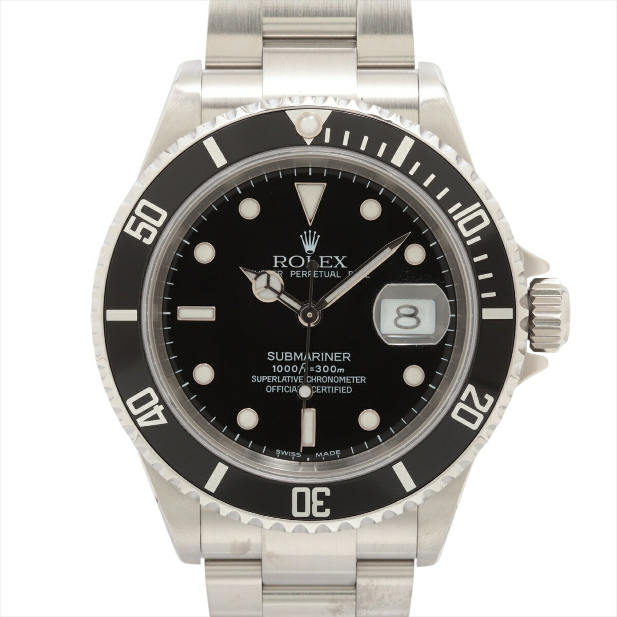商品番号 A4156967 カテゴリ 腕時計 ブランド ロレックス 商品ランク A サイズ ケース縦：約40 ケース横：約40 腕周り：約18.5 付属品 箱 ギャランティ OH証明書 素材 SS モデル サブマリーナーデイト ムーブメント AT 文字盤 ブラック あまりゴマ なし 備考 磨きを行っております。ベゼルや風防に小傷はございますが、目立つ傷の無い綺麗なお品物です。F品番のお品物になります。2024年3月にメーカーにてオーバーホール済みになります。 サイズガイドはこちら