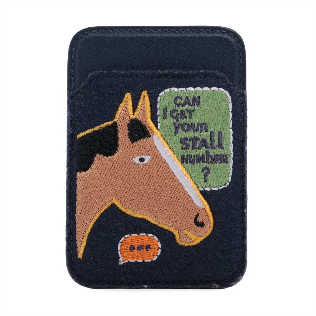 HERMES - 【中古】エルメス エマンストールナンバー ヴォースイフト カードケース ネイビー W:2024年