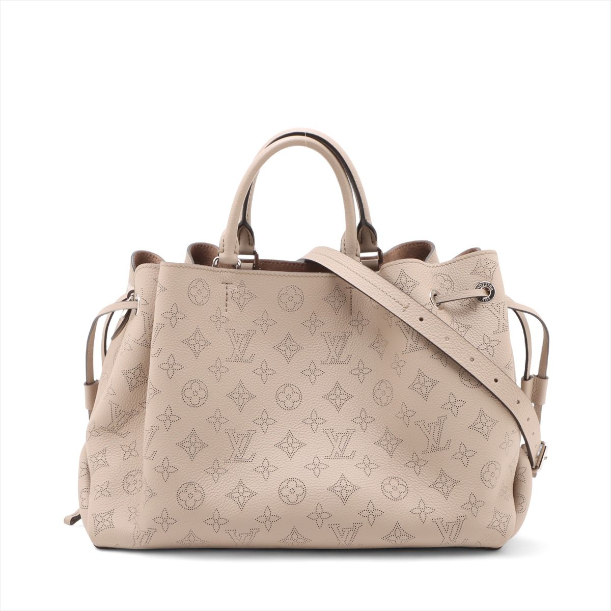 Handbag - 【中古】ヴィトン マヒナ ベラ M59201 ベージュ RFID反応あり