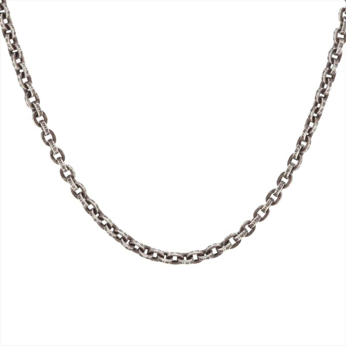 【中古】クロムハーツ ペーパーチェーン 20インチ ネックレス 925×14K 38.7g