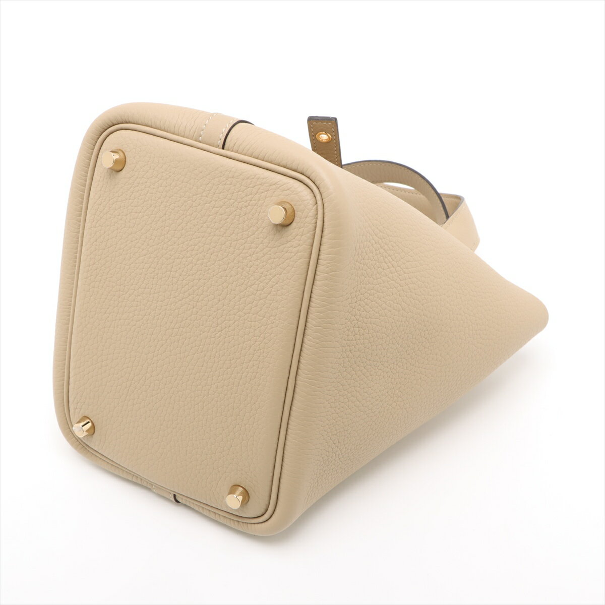 【中古】エルメス ピコタンロック18 PM トリヨンクレマンス トレンチ ゴールド金具 K:2025年