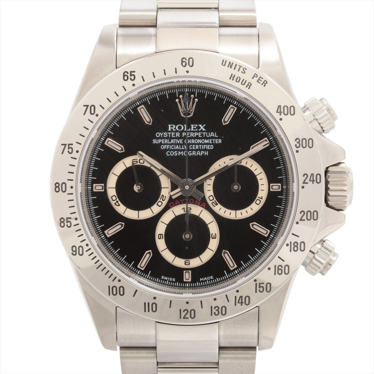 【中古】ロレックス コスモグラフデイトナ 16520 SS SS AT ブラック文字盤