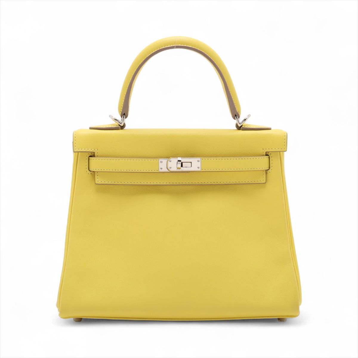 HERMES - 【中古】エルメス ケリー25 ルトゥルネ ヴォースイフト ライム シルバー金具 Y:2020年