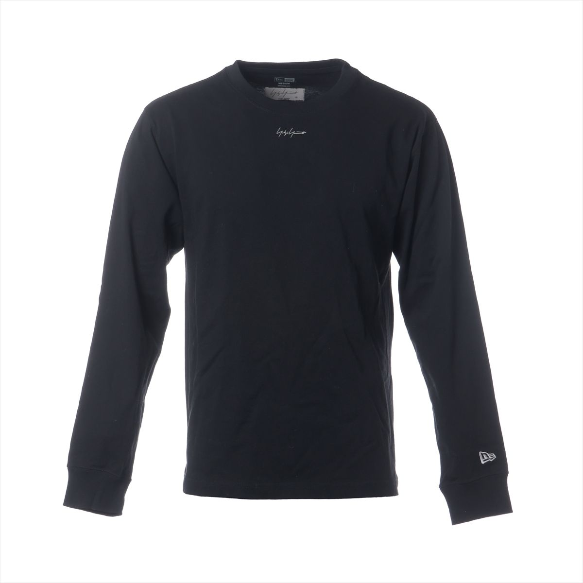 乐天商城 - 【中古】ヨウジヤマモトプールオム コットン ロングTシャツ 3 メンズ ブラック HR-T95-077 ニューエラ