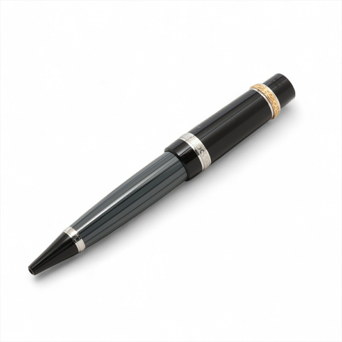 【中古】モンブラン ボールペン GP×レジン ブラック×グレー 作家シリーズ2013 オノレ ド バルザック