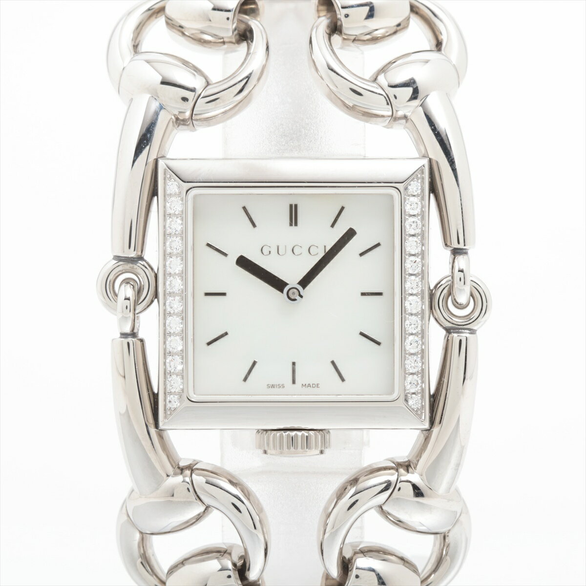 【中古】グッチ シニョーリア YA116307 SS SS QZ シェル文字盤 あまりごま2