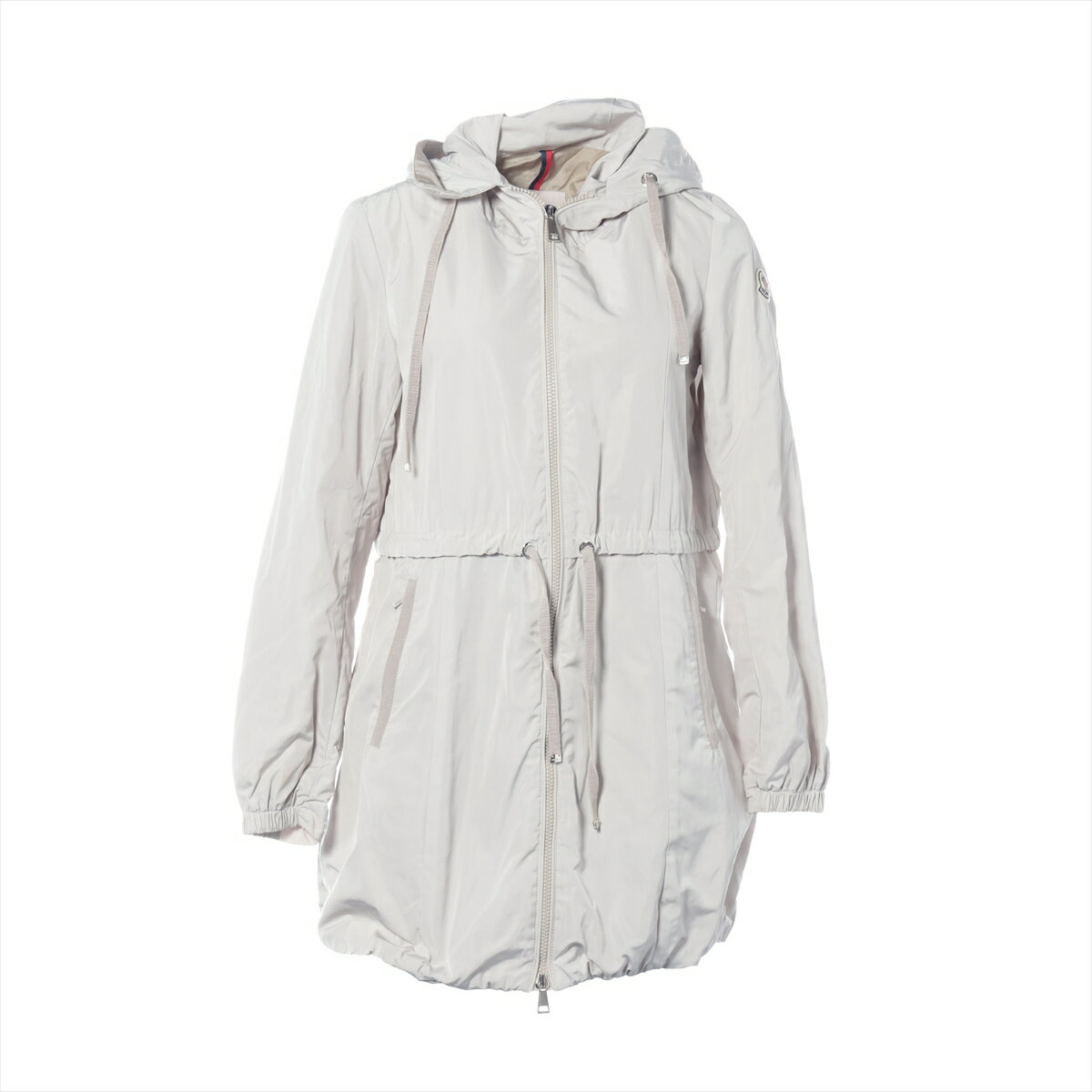 【中古】モンクレール TOPAZE 18年 ポリエステル ジャケット 0 レディース グレー E10934914705(4.0)