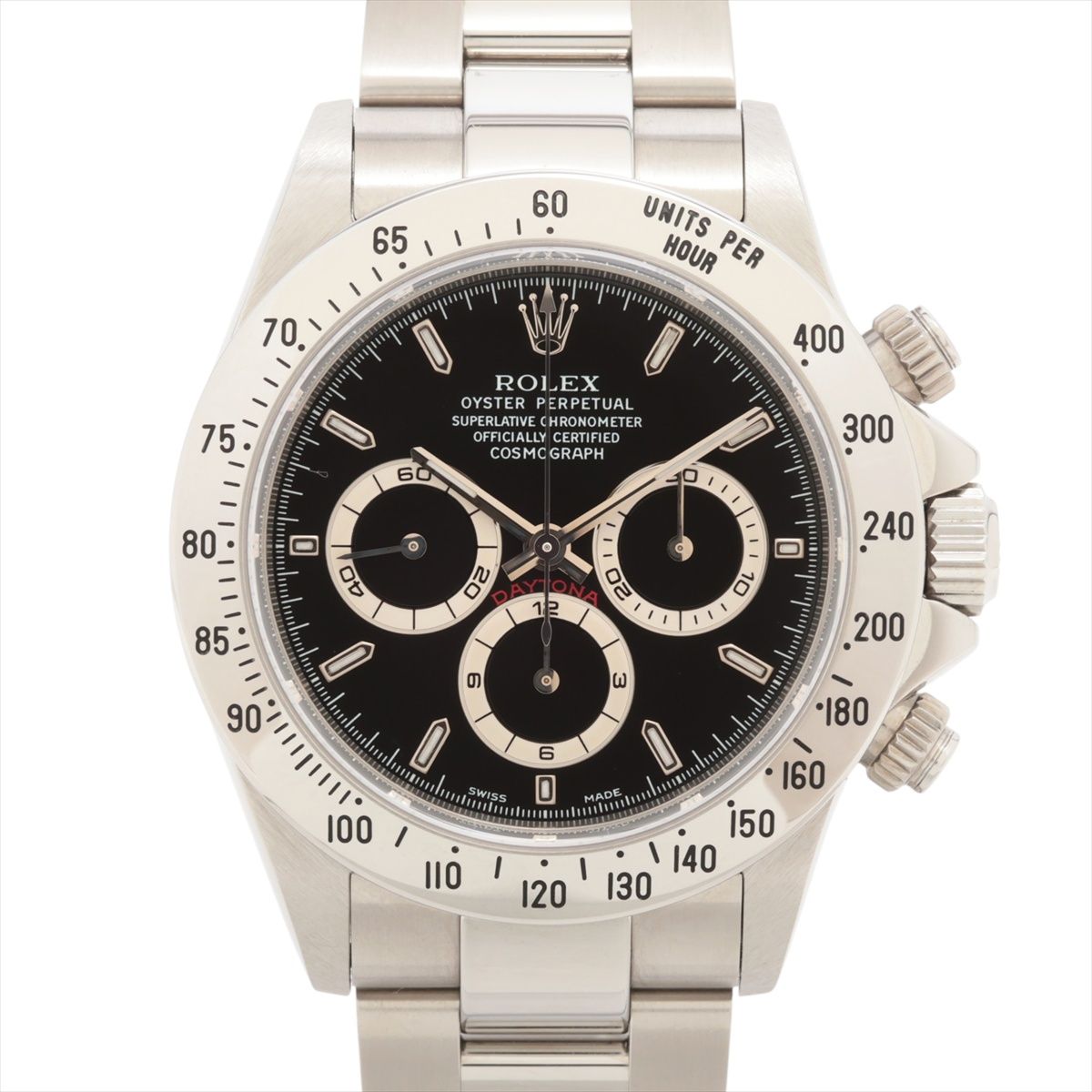 【中古】ロレックス コスモグラフデイトナ 16520 SS SS AT ブラック文字盤