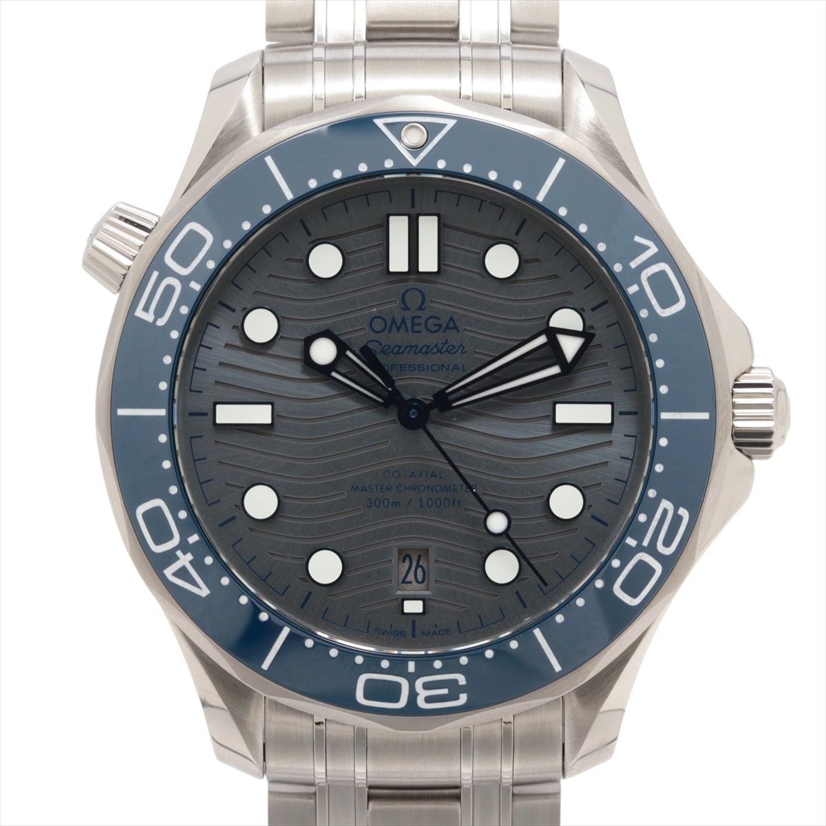 【中古】オメガ シーマスター ダイバー 300M コーアクシャル マスタークロノメーター 210.30.42.20.06...