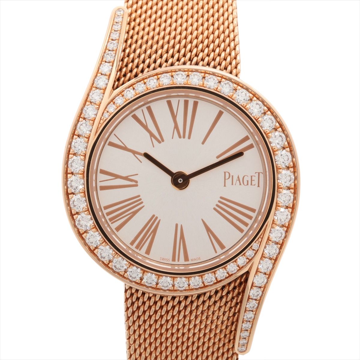 PIAGET - 【中古】ピアジェ ライムライト G0A42213 PG PG QZ シルバー文字盤