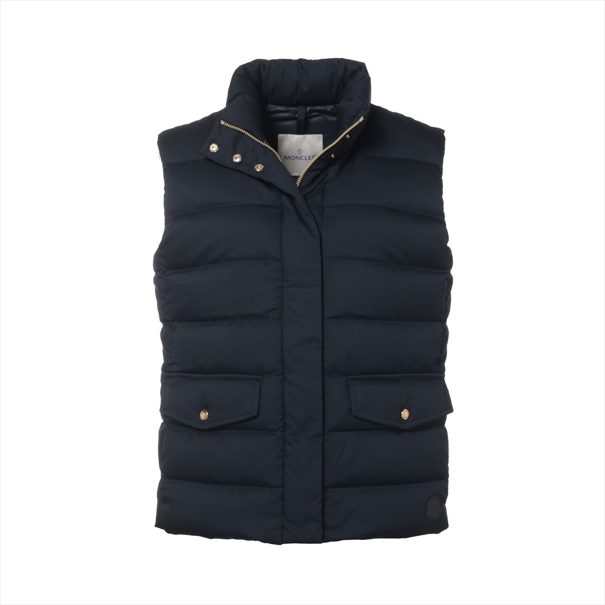 MONCLER ネイビー レディースダウンベスト MONCLER（モンクレール） HARIKI Vest ダウンベスト フード収納