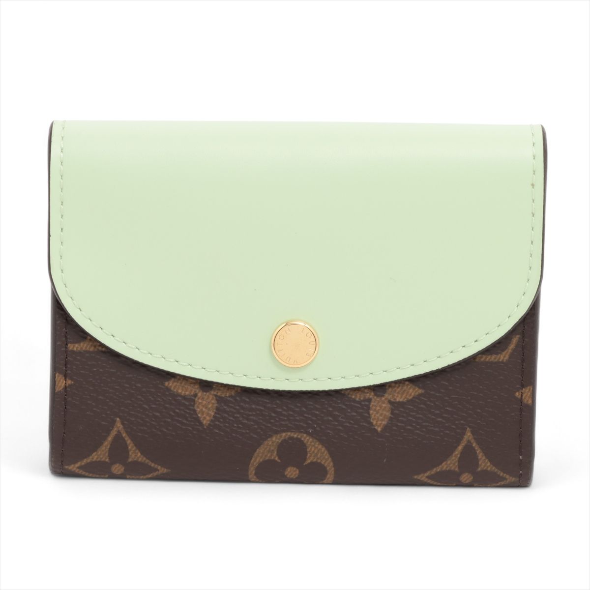 LOUIS VUITTON - 【中古】ヴィトン モノグラム ポルトモネロザリ 型番 グリーン コインケース RFID反応有 M83582