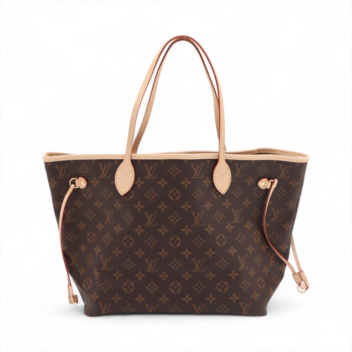 LOUIS VUITTON - 【中古】ヴィトン モノグラム ネヴァーフルMM M46975 ブラウン RFID反応あり