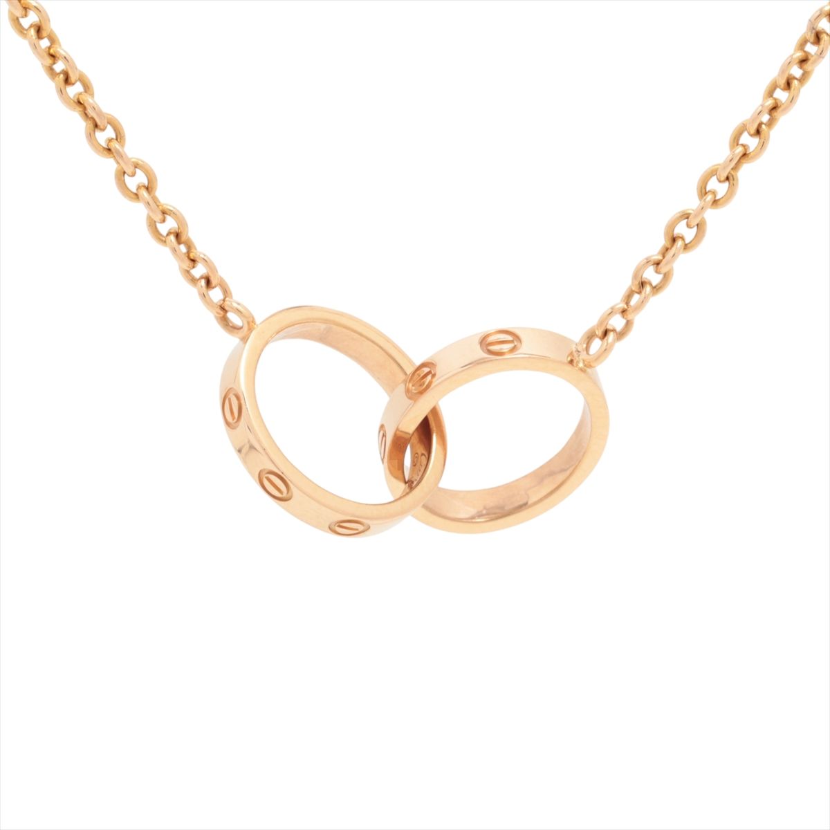 【中古】カルティエ ベビーラブ ネックレス 750(PG) 6.9g