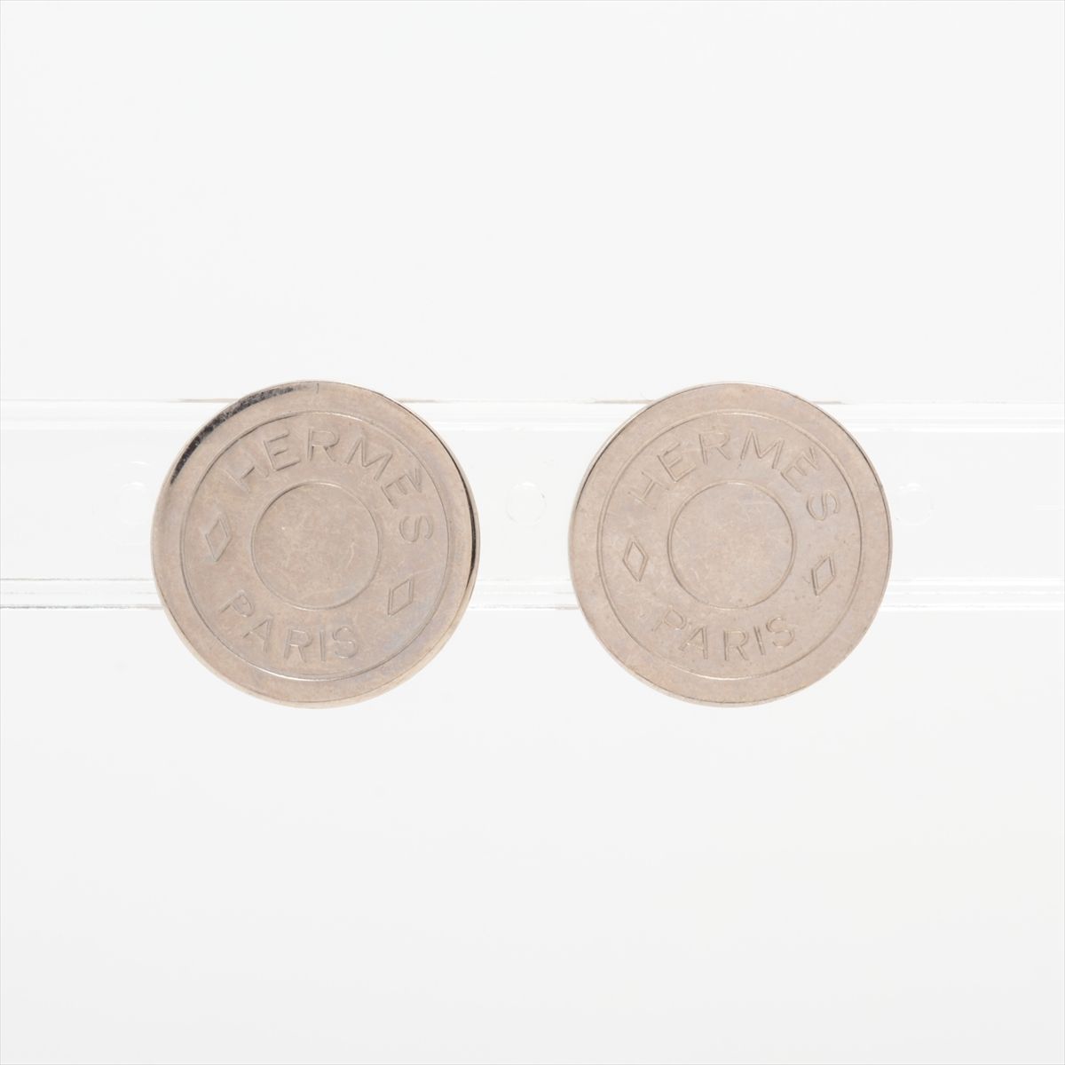 【中古】エルメス セリエ イヤリング(両耳用) メタル シルバー