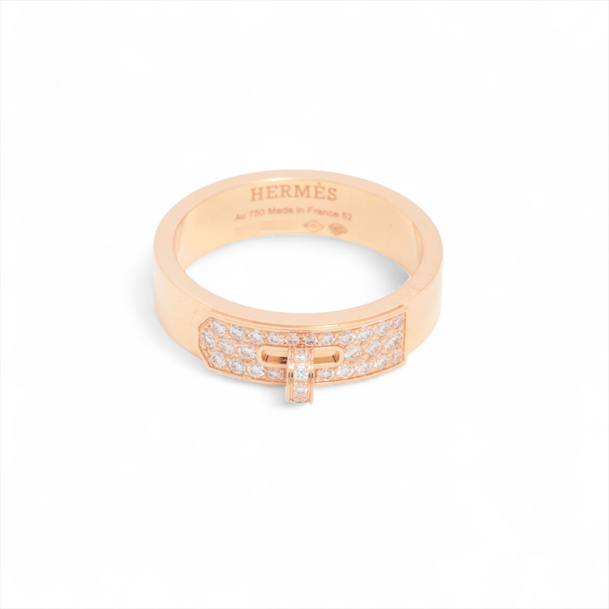 Other , Materials - 【中古】エルメス ケリー ダイヤ リング 750(PG) 6.2g 52