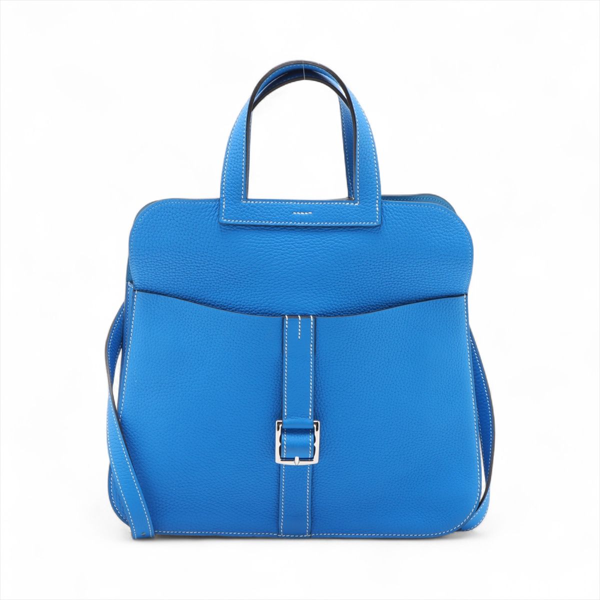 HERMES 31 - 【中古】エルメス アルザン31 ヴェルソ トリヨンクレマンス ブルーフランスxミコノス シルバー金具 X:2016年
