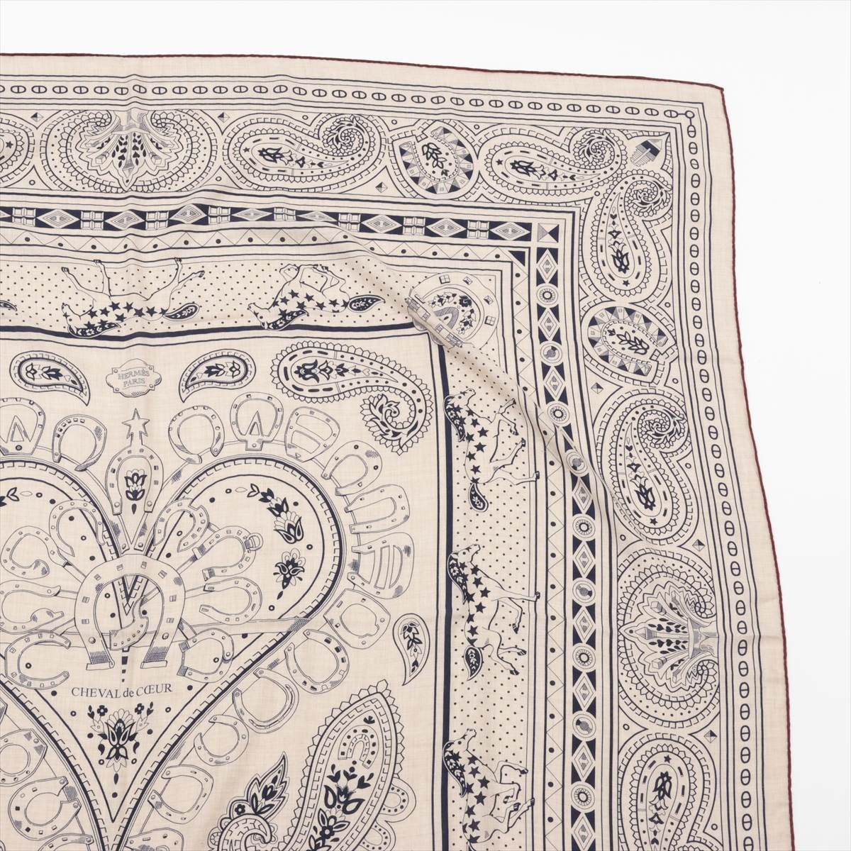 ����šۥ���᥹ ���쥸������ CHEVAL DE COEUR BANDANA ���ȡ��� �����ߥ�ߥ��륯 �ͥ��ӡ��ߥ֥饦��