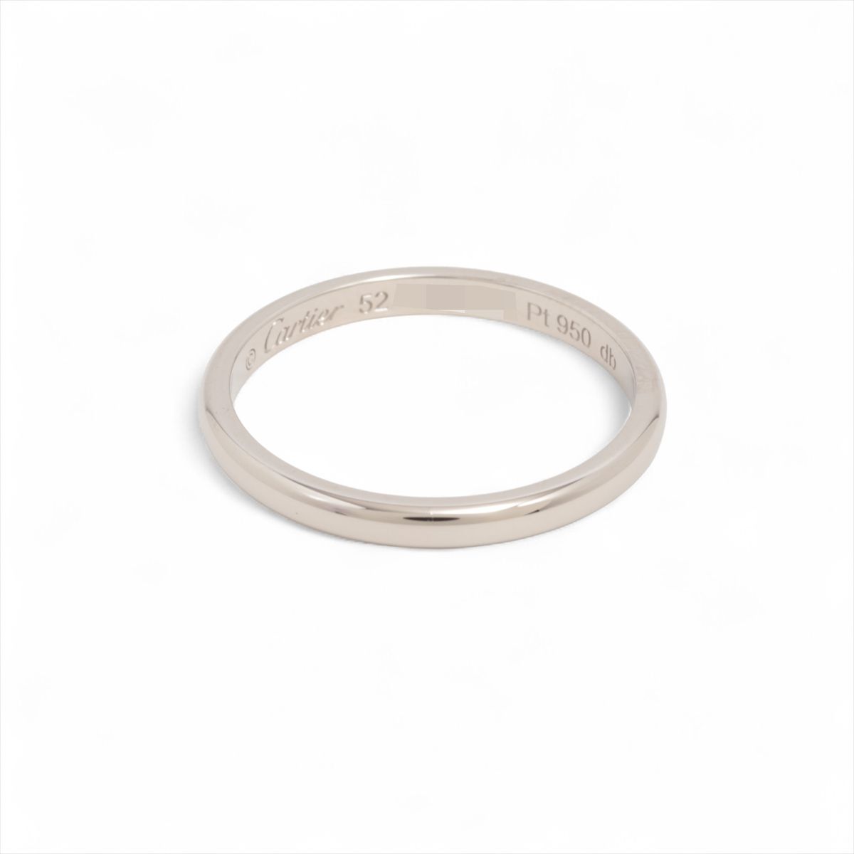 【中古】カルティエ ウェディング リング Pt950 2.8g 52