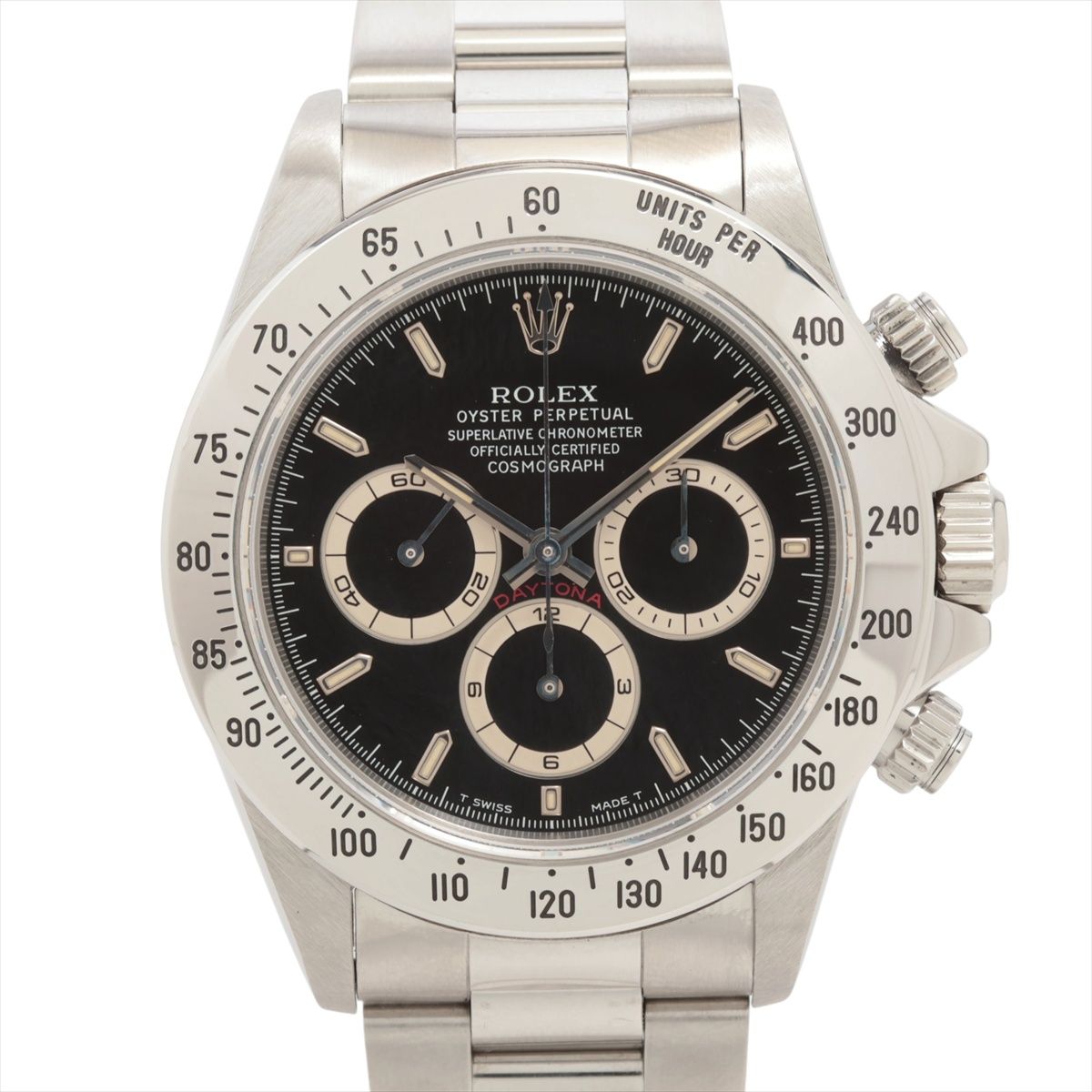 【中古】ロレックス コスモグラフデイトナ 16520 SS SS AT ブラック文字盤