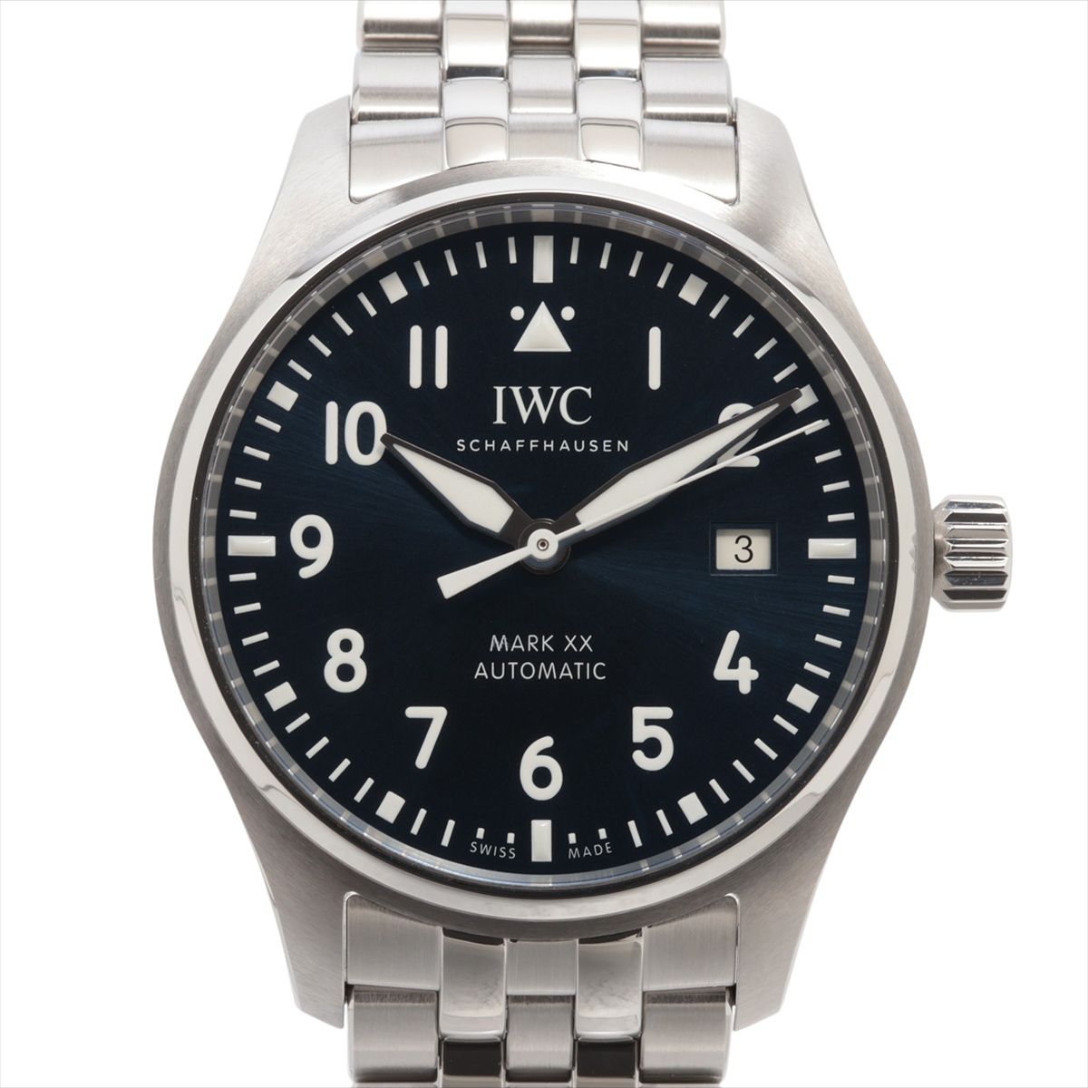 樂天商城 - 【中古】IWC パイロットウォッチ マークXX IW328204 SS SS AT ブルー文字盤
