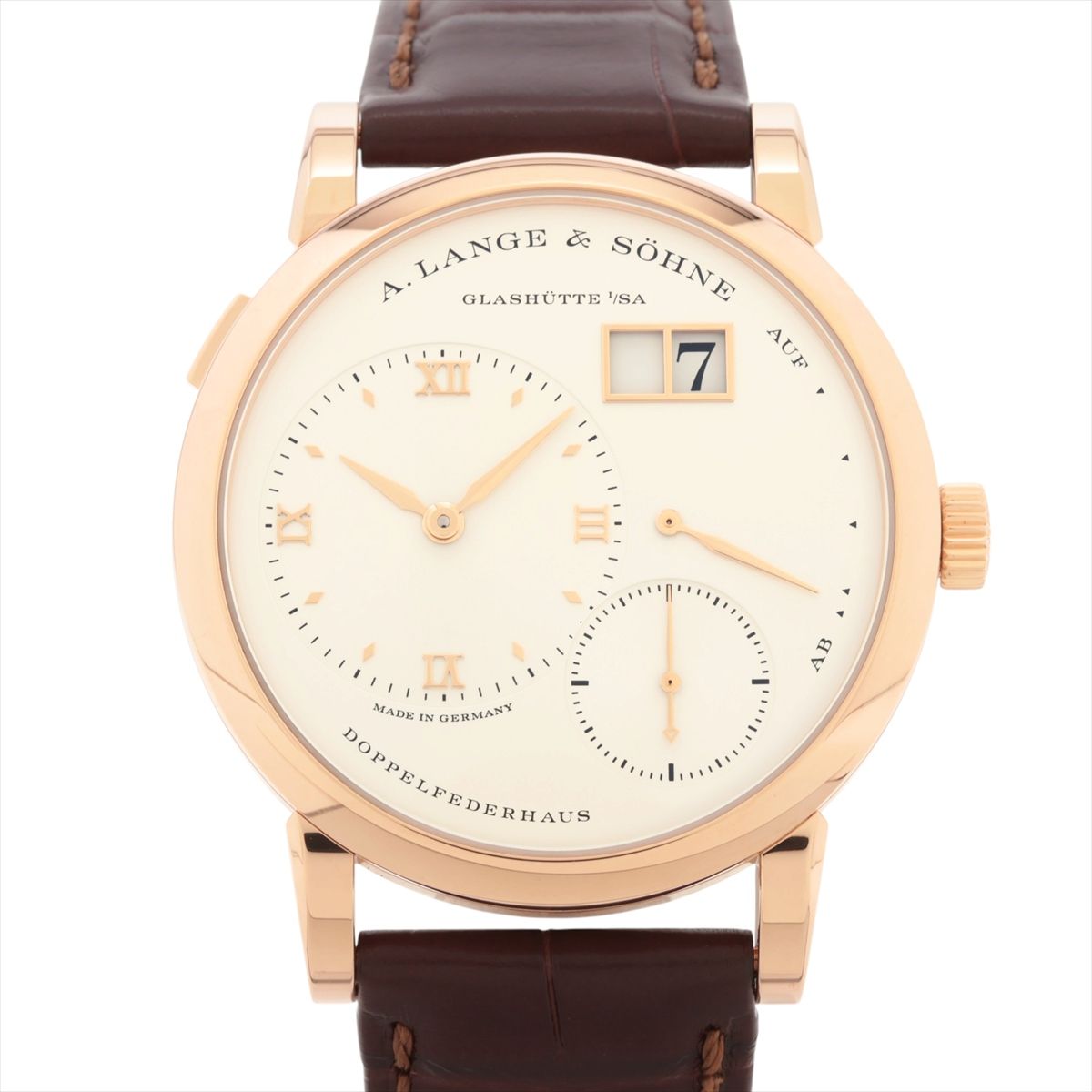 A.LANGE & SOHNE - 【中古】ランゲ&ゾーネ ランゲ1 191.032 PG PG×革 手巻き シルバー文字盤