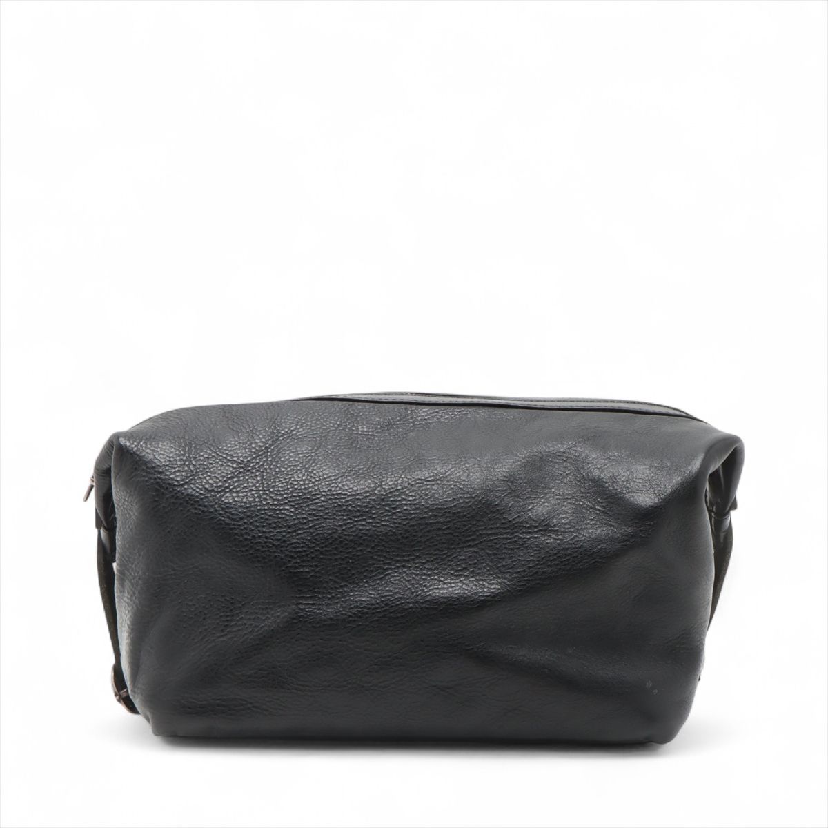 樂天商城 - 【中古】クロムハーツ シェービングバッグ セカンドバッグ レザー ブラック×シルバー